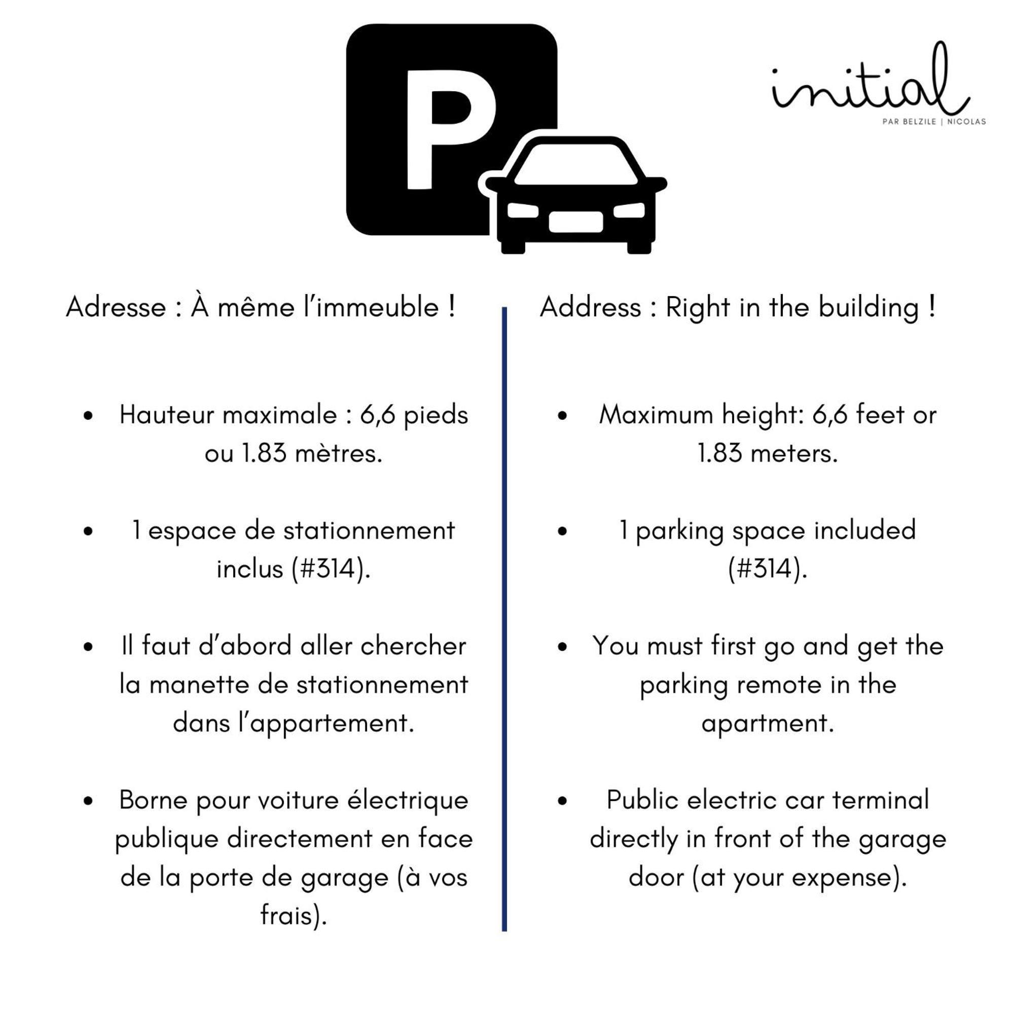 Initial -classe S- Centre-ville De +stationnement Apartment *